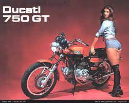 Ducaty 750 GT ad